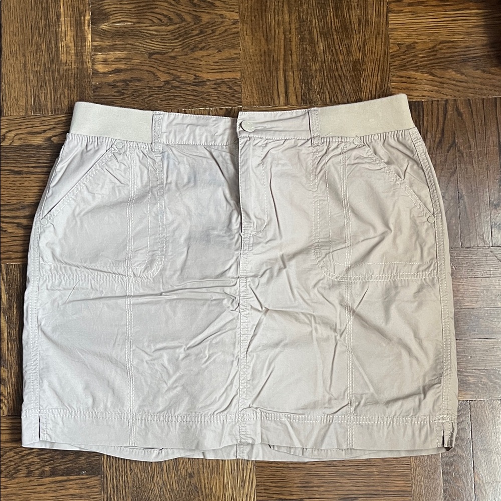 Gloria Vanderbilt Tan Mini Skort
